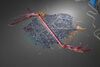 An image from Shonky: The Aesthetics of Awkwardness shows a baton with ribbons on the end lying on the floor surrounded by glitter.