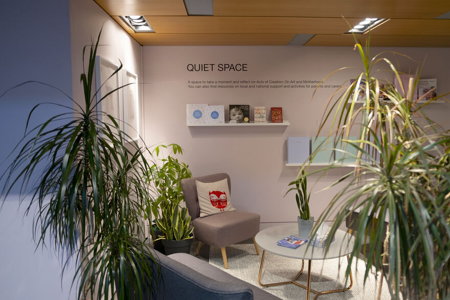 An inviting space with sofas and plants